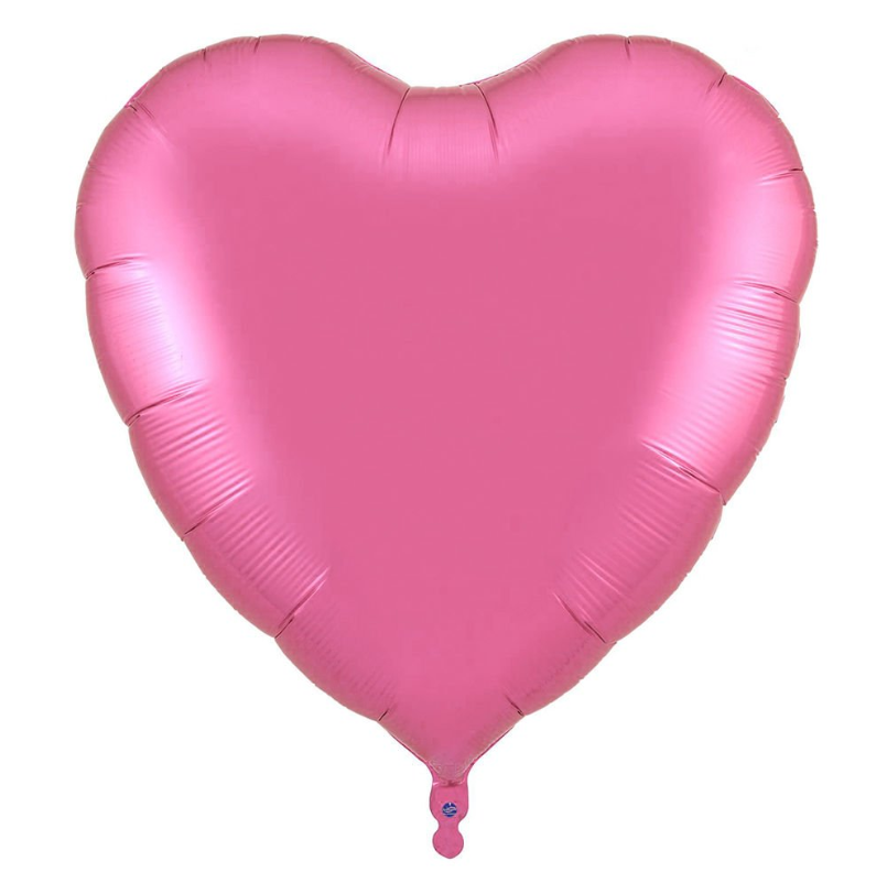 Kalp Folyo Balon Pembe 18 INÇ